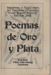 Tapa libro 'Poemas de oro y plata'